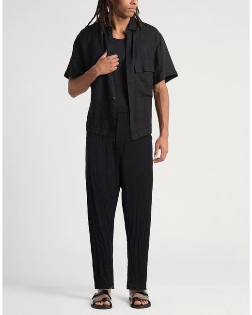 Nostrasantissima Black Trouser for men