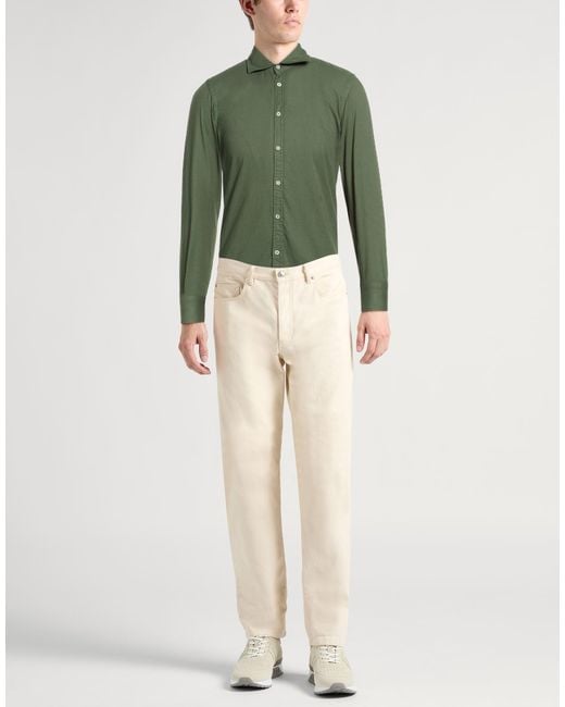Massimo Alba Green Shirts for men