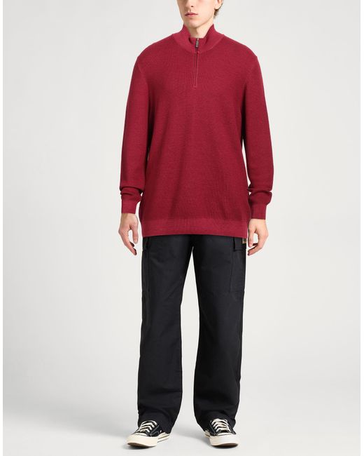 Gran Sasso Red Turtleneck Virgin Wool for men