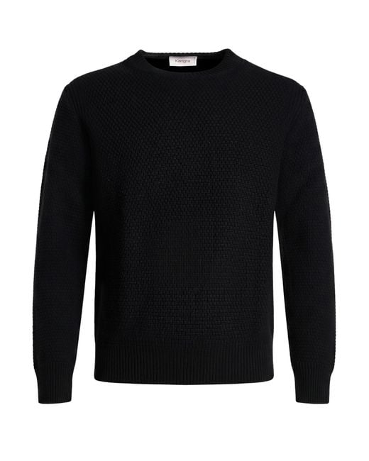 Pullover Kangra de hombre de color Black
