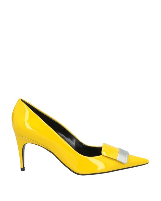 Sergio Rossi Yellow Pumps