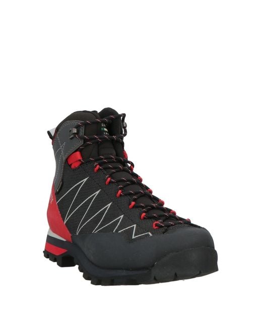 Dolomite Black Ankle Boots Textile Fibers for men
