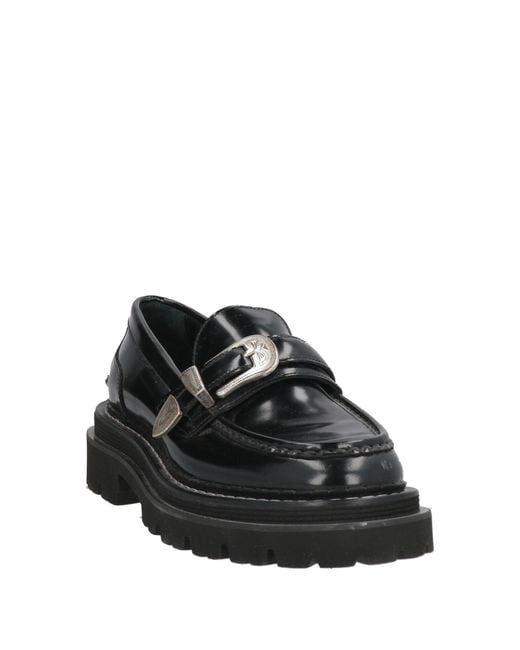 Sandro Black Loafers Leather
