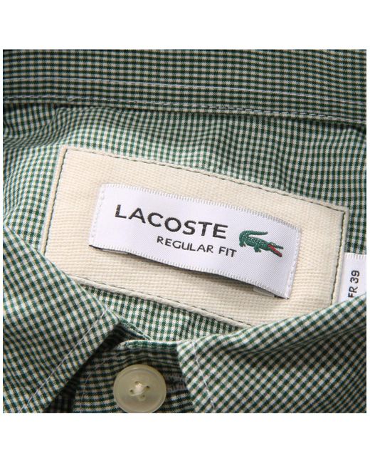 Chemise Lacoste pour homme en coloris Gray