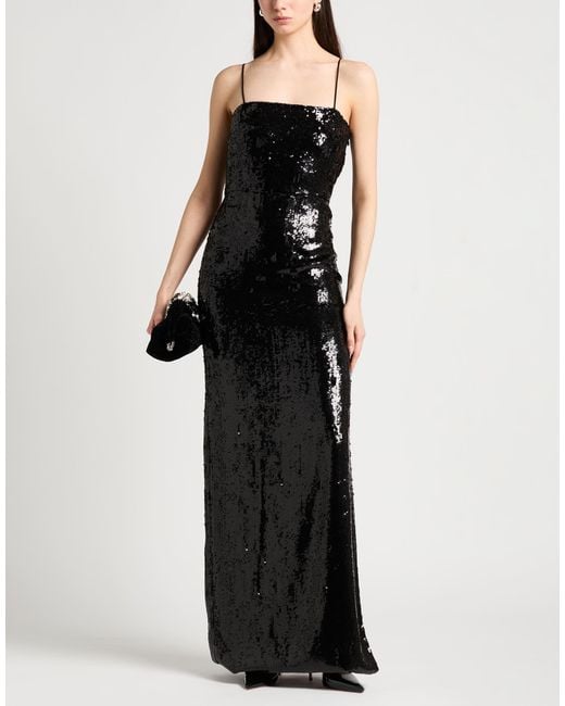 Erika Cavallini Semi Couture Black Maxi Dress