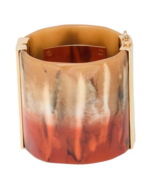 Chloé Orange Bracelet Resin, Brass