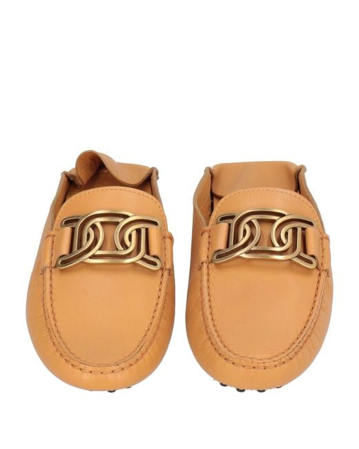 Tod's Natural Camel Mules & Clogs Leather
