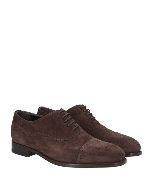 Manolo Blahnik Brown Lace-Up Shoes for men