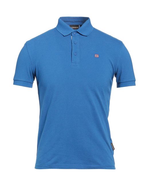 Napapijri Blue Polo Shirt for men