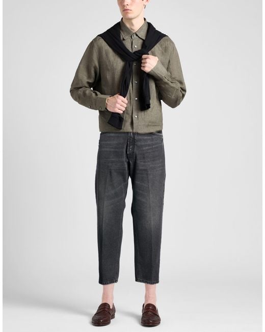 Lardini Gray Jeans Cotton for men
