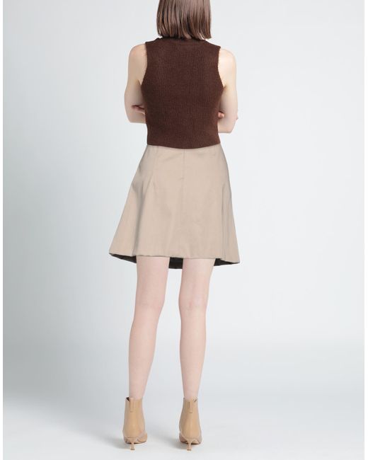 Patou Natural Mini Skirt