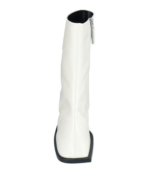 Botines de caña alta Jil Sander de color White