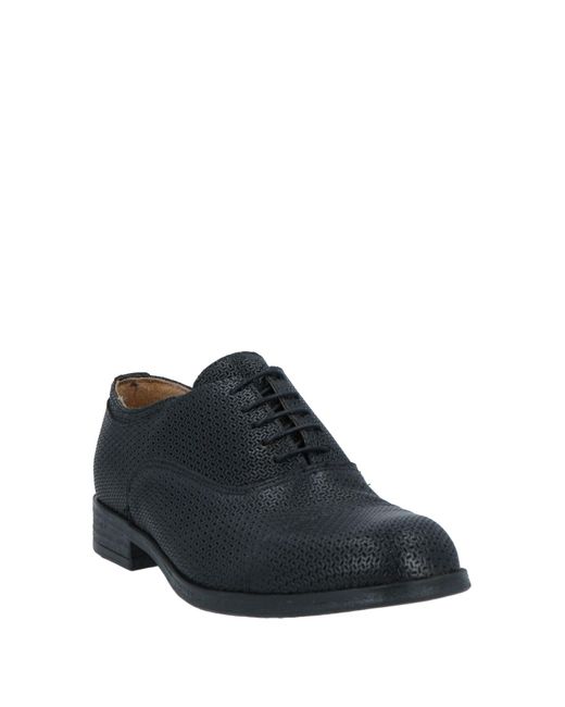 Daniele Alessandrini Black Lace-up Shoes for men