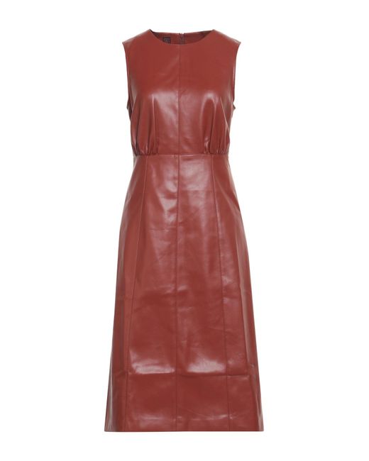 Stefanel Red Midi-Kleid