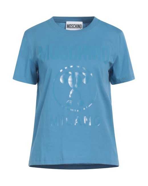T-shirt di Moschino in Blue
