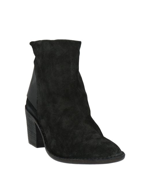 Pantanetti Black Ankle Boots Leather