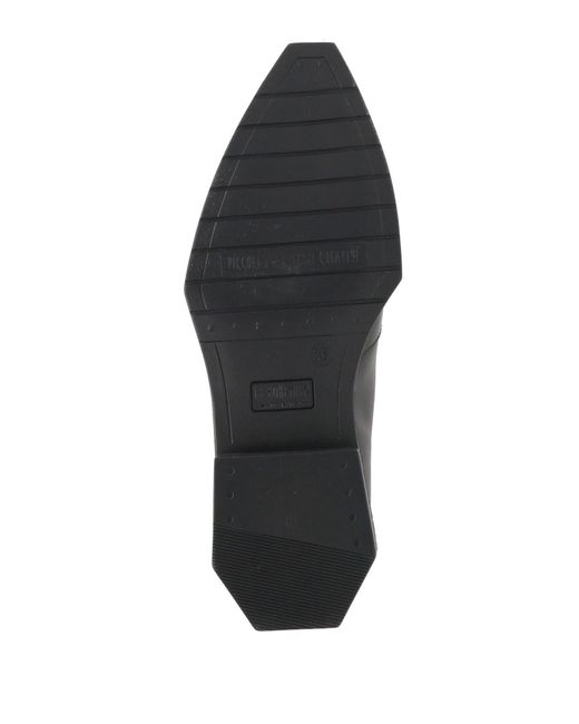 LE BOHÉMIEN Black Lace-Up Shoes Calfskin