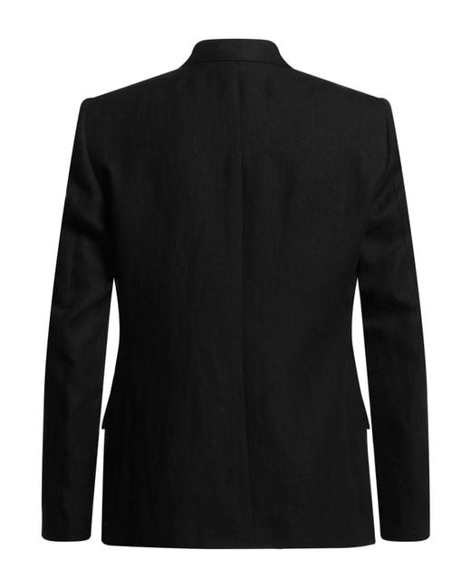 Lardini Black Blazer Linen for men