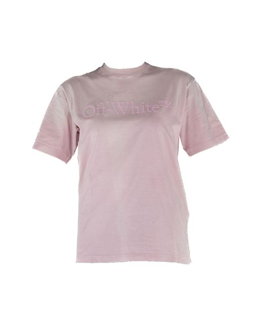 T-shirt di Off-White c/o Virgil Abloh in Pink