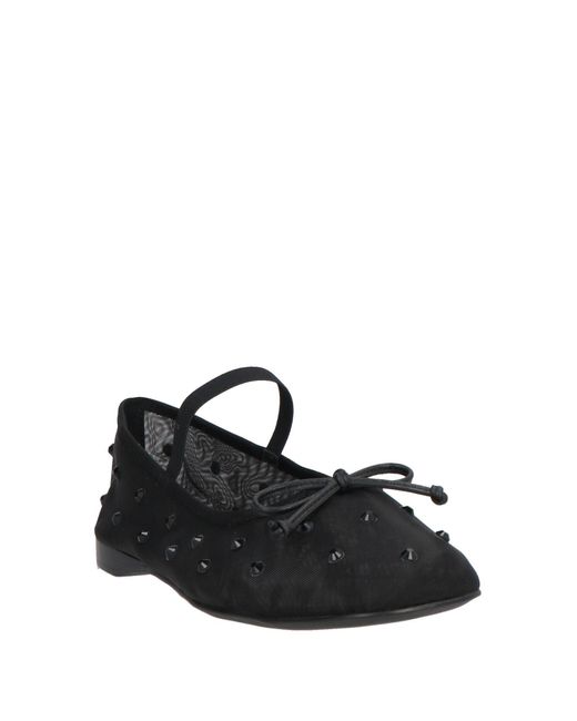 Jeffrey Campbell Black Ballet Flats