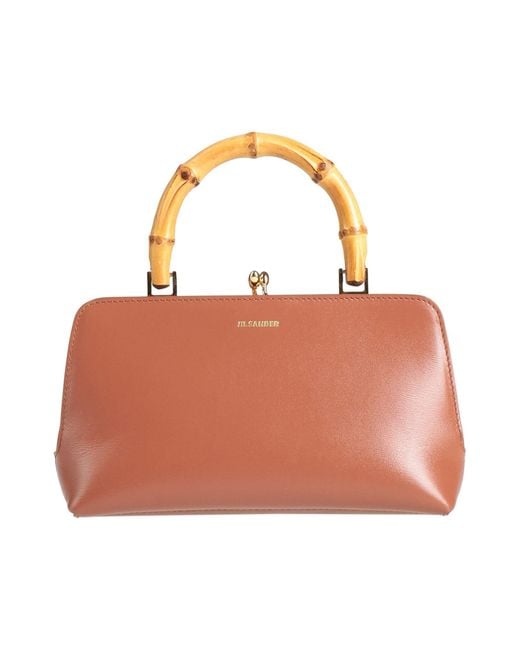 Jil Sander Brown Handbag