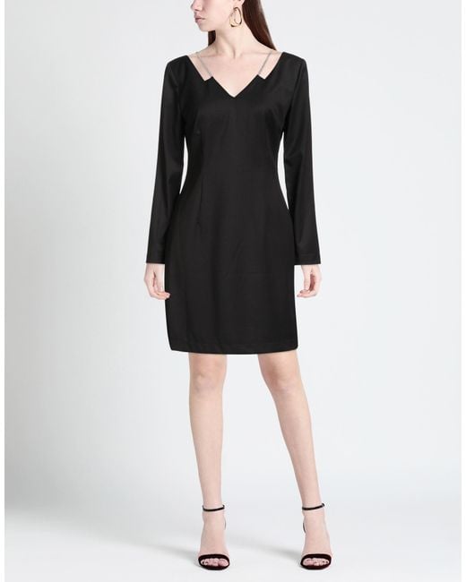 Camicettasnob Black Mini Dresses