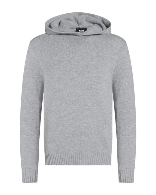 Alpha Studio Pullover in Gray für Herren