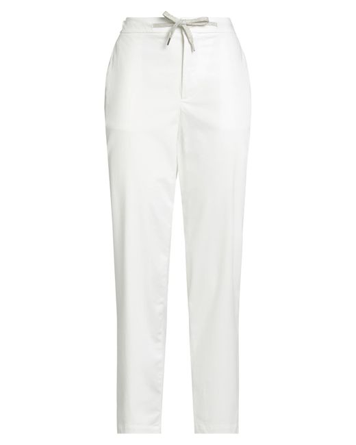 Eleventy White Trouser