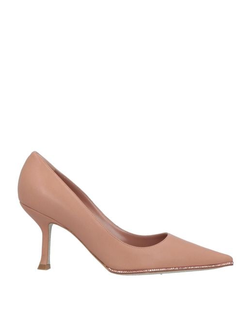 Rene Caovilla Pink Blush Pumps Lambskin