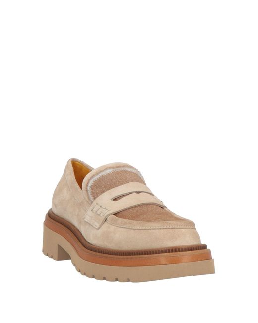 Mara Bini Natural Loafers Leather