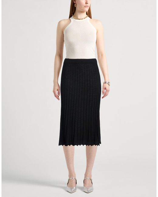 Liviana Conti Black Midi Skirt