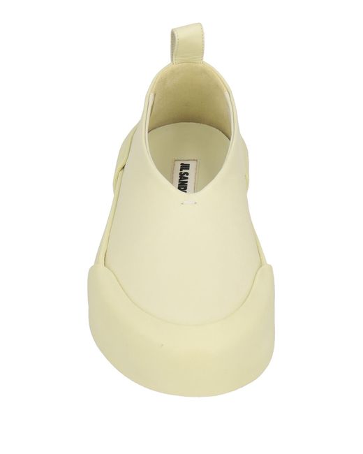 Jil Sander Natural Trainers