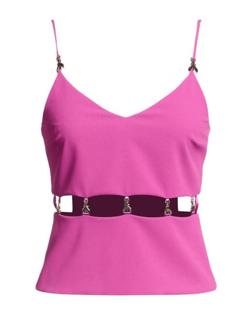 Patrizia Pepe Pink Top Recycled Polyester