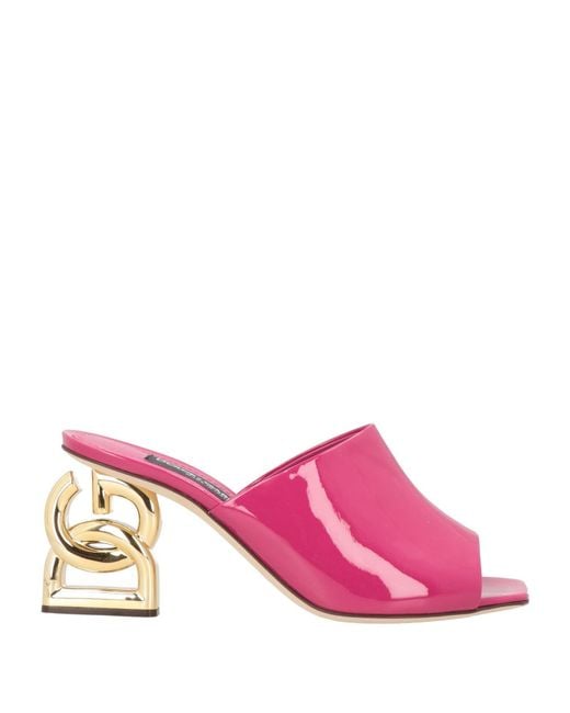 Dolce & Gabbana Pink Sandals