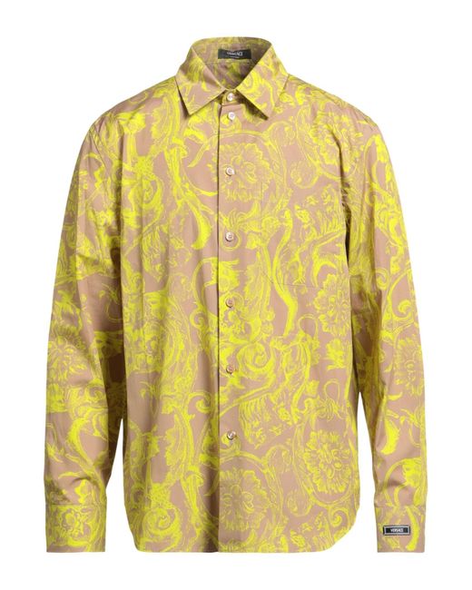 Camicia di Versace in Yellow da Uomo