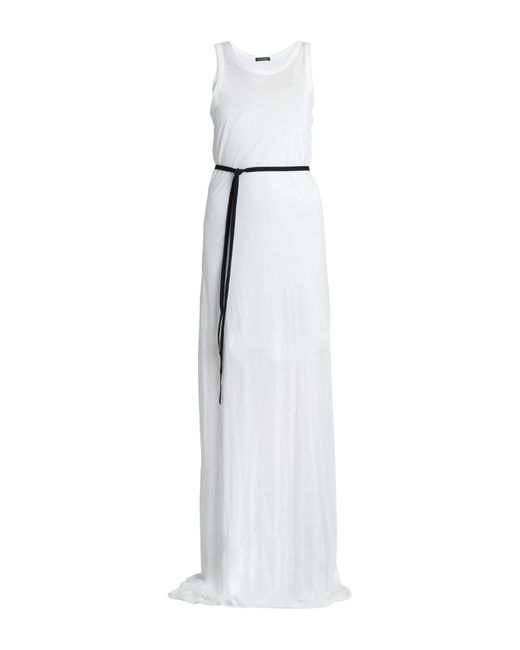 Ann Demeulemeester White Maxi Dress