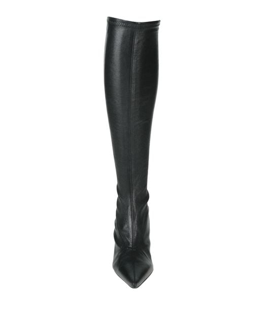 Jil Sander Black Boot Leather