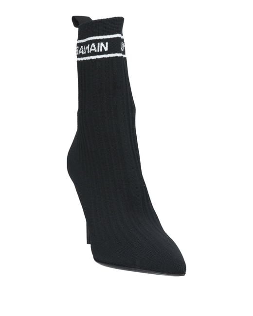 Balmain Black Ankle Boots