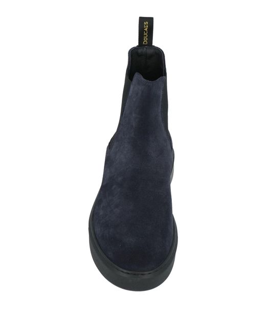 Doucal's Blue Ankle Boots for men