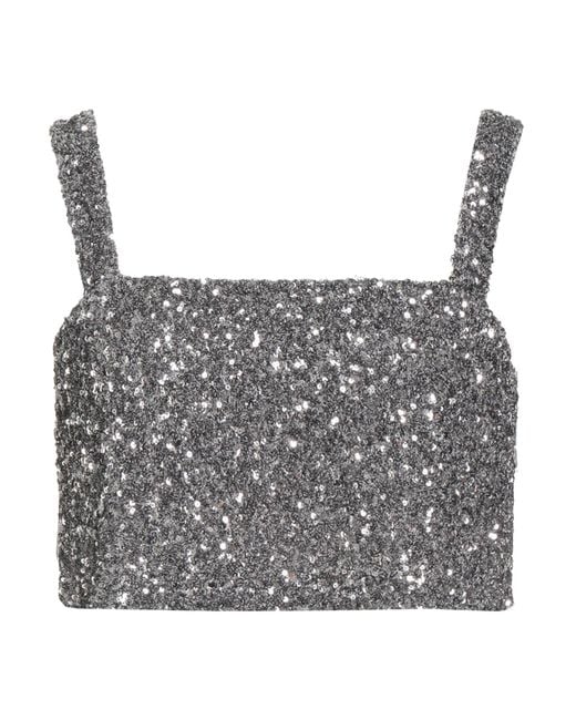 Top Aniye By de color Gray