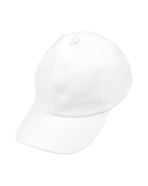 Sombrero Eleventy de hombre de color White