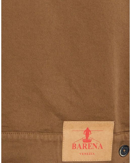 Barena Natural Camel Jacket Cotton, Elastane for men