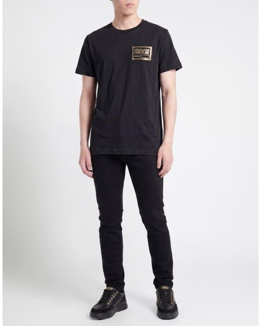 Versace Jeans Couture Black T-Shirt for men