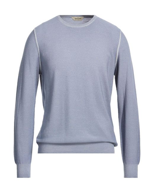 Gran Sasso Blue Sweaters for men