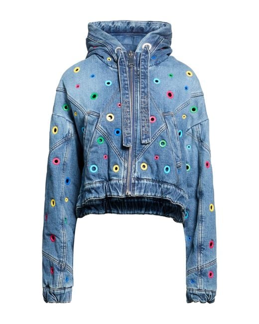 Khrisjoy Blue Denim Outerwear Cotton