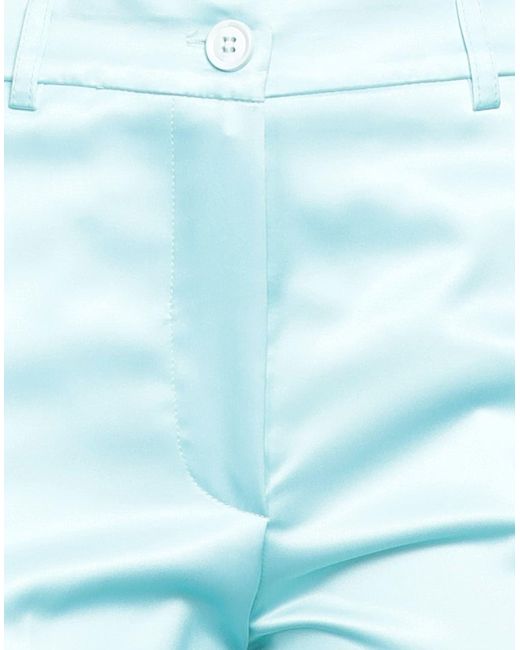 Gai Mattiolo Blue Pants Polyester, Elastane