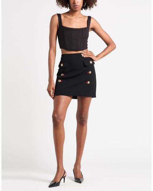 Versace Black Mini Skirt