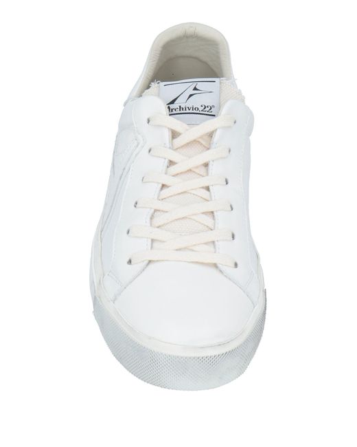 ARCHIVIO,22 White Sneakers for men