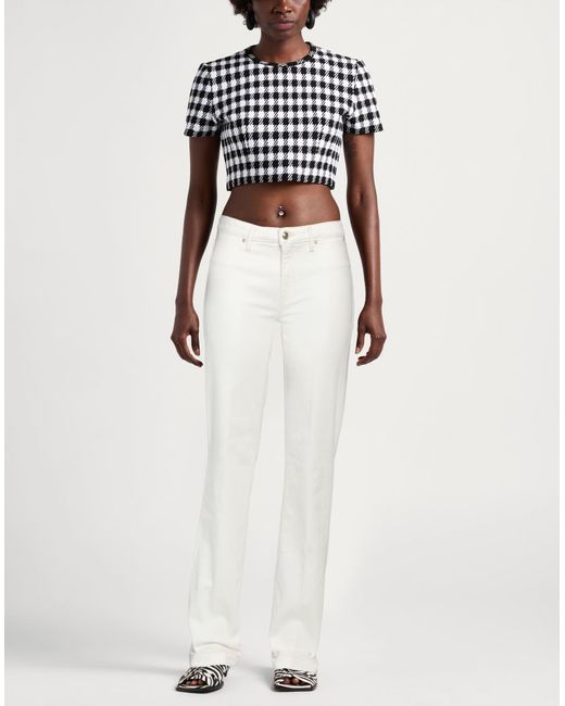 Guess White Jeans Cotton, Elastane