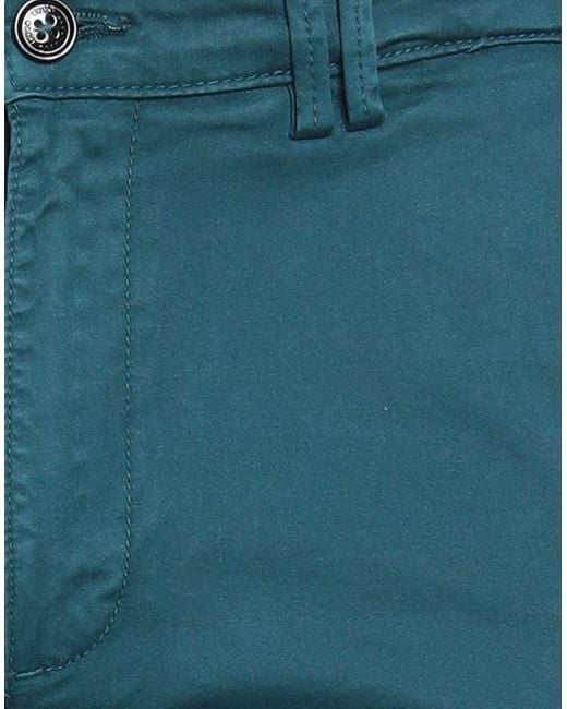 Liu Jo Blue Pants Cotton, Elastane for men